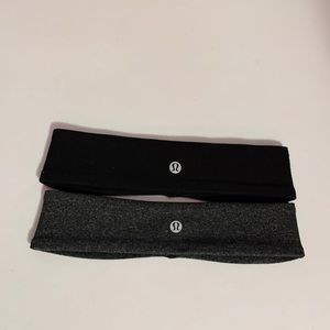 Two Lululemon tamer headbands